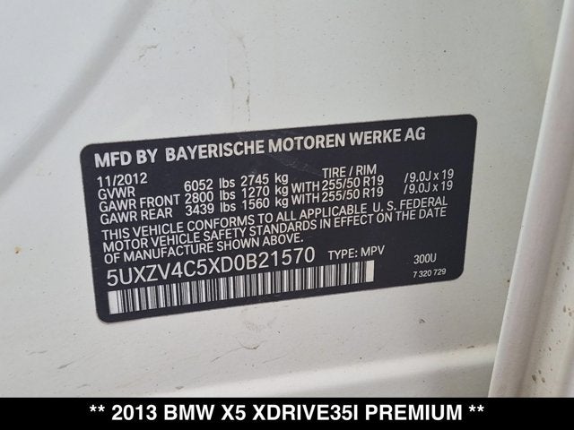 2013 BMW X5 xDrive35i Premium