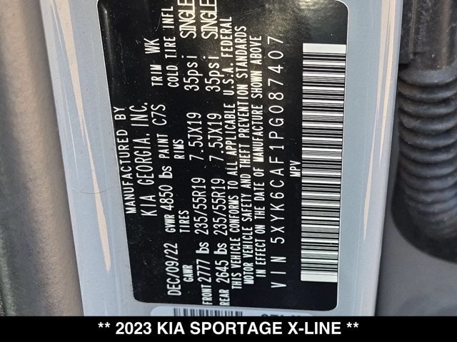 2023 Kia Sportage X-Line