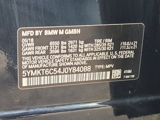 2018 BMW X5 M Base