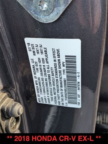 2018 Honda CR-V EX-L