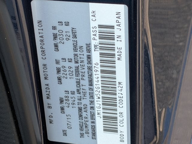 2016 Mazda Mazda6 i Grand Touring