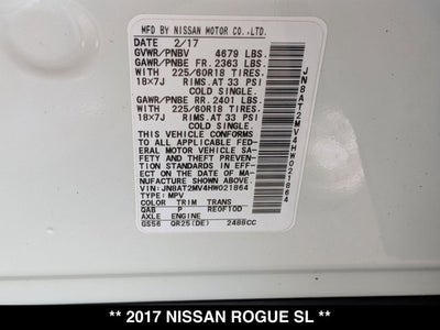 2017 Nissan Rogue SL
