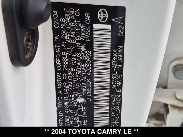 2004 Toyota Camry LE