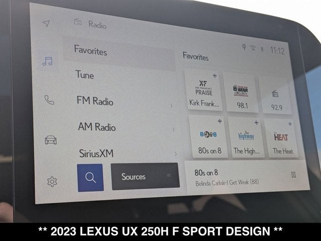 2023 Lexus UX 250h UX 250h F SPORT Design