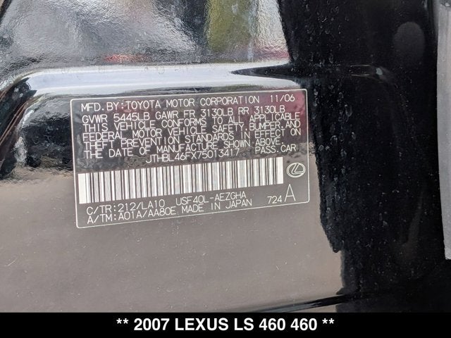 2007 Lexus LS 460 460