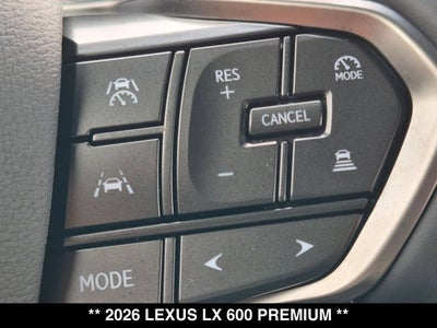 2026 Lexus LX 600 LX 600 Premium