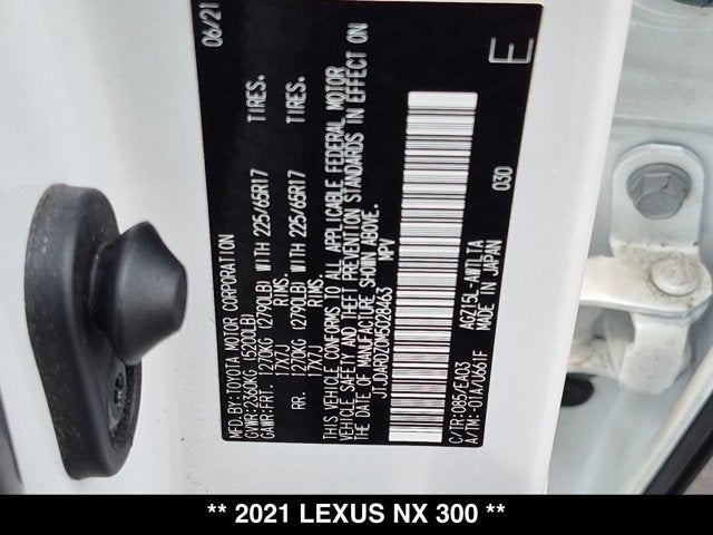 2021 Lexus NX 300 NX 300