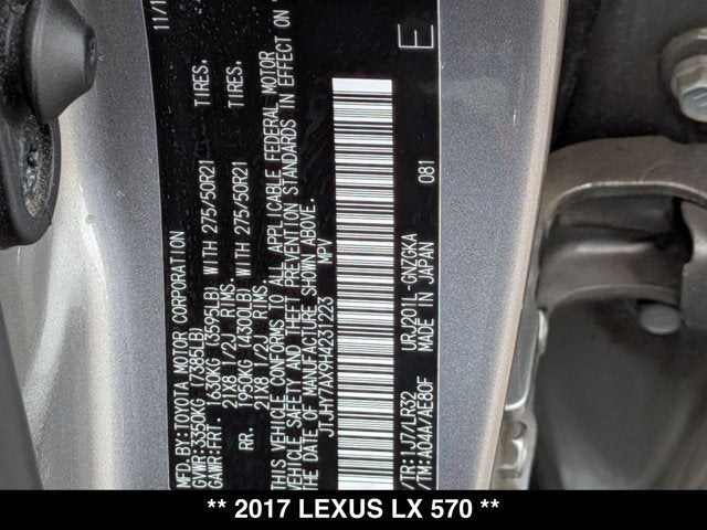 2017 Lexus LX 570 LX 570