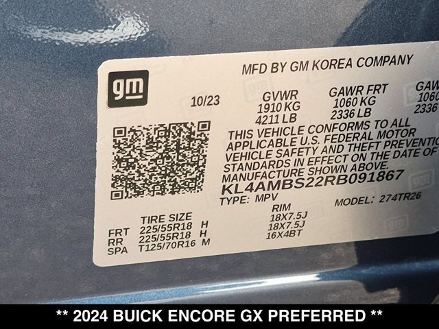 2024 Buick Encore GX Preferred