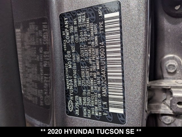 2020 Hyundai Tucson SE