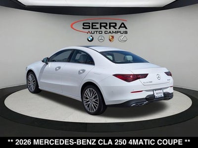 2026 Mercedes-Benz CLA CLA 250 4MATIC® Coupe