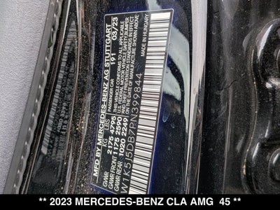 2023 Mercedes-Benz AMG® CLA 45 AMG® CLA 45