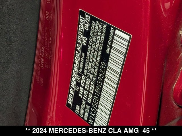 2024 Mercedes-Benz AMG® CLA 45 AMG® CLA 45