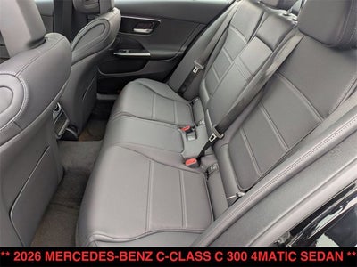 2026 Mercedes-Benz C 300 C 300 4MATIC® Sedan