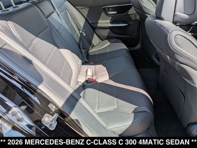 2026 Mercedes-Benz C 300 C 300 4MATIC® Sedan