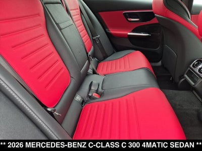 2026 Mercedes-Benz C 300 C 300 4MATIC® Sedan