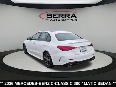 2026 Mercedes-Benz C 300 C 300 4MATIC® Sedan