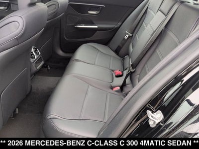 2026 Mercedes-Benz C 300 C 300 4MATIC® Sedan