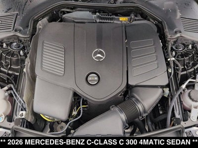 2026 Mercedes-Benz C 300 C 300 4MATIC® Sedan