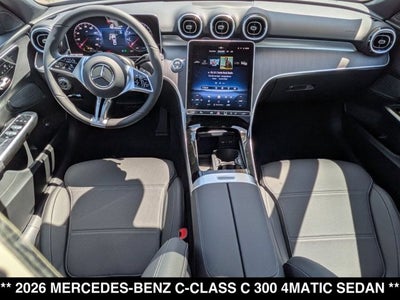2026 Mercedes-Benz C 300 C 300 4MATIC® Sedan