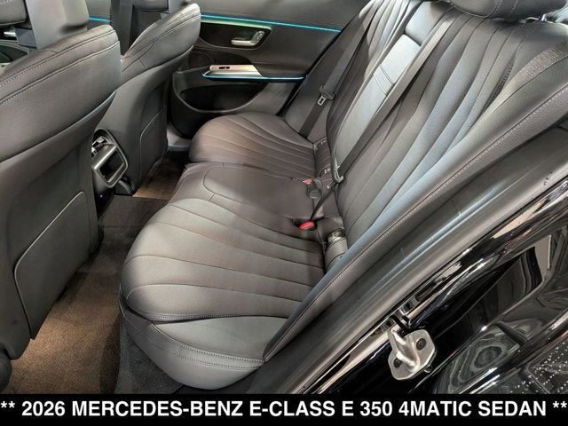 2026 Mercedes-Benz E 350 E 350 4MATIC® Sedan