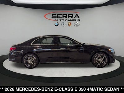 2026 Mercedes-Benz E 350 E 350 4MATIC® Sedan