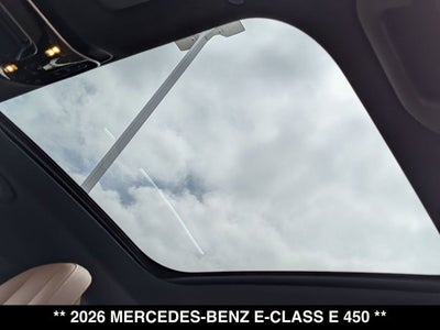 2026 Mercedes-Benz E 450 E 450