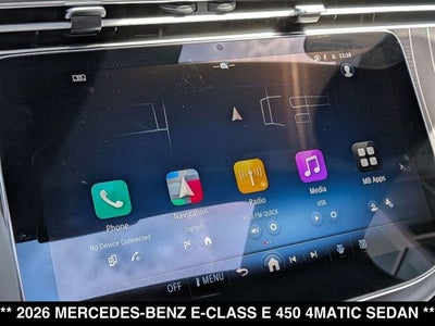 2026 Mercedes-Benz E 450 E 450 4MATIC® Sedan