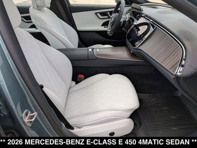 2026 Mercedes-Benz E 450 E 450 4MATIC® Sedan