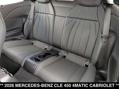 2026 Mercedes-Benz CLE 450 CLE 450 4MATIC® Cabriolet