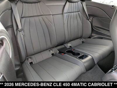 2026 Mercedes-Benz CLE 450 CLE 450 4MATIC® Cabriolet