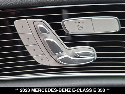 2023 Mercedes-Benz E 350 E 350