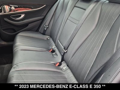 2023 Mercedes-Benz E 350 E 350