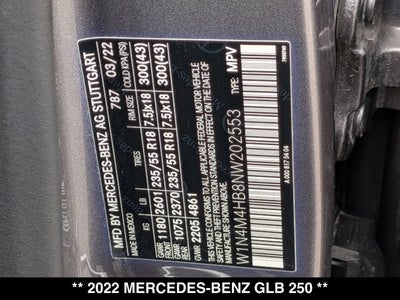 2022 Mercedes-Benz GLB 250 GLB 250