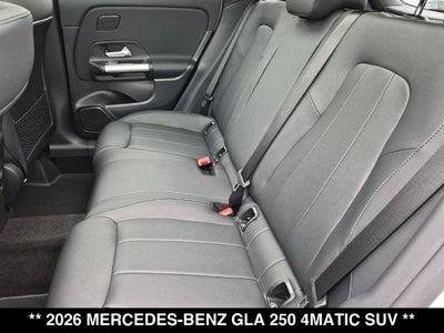 2026 Mercedes-Benz GLA 250 GLA 250 4MATIC® SUV