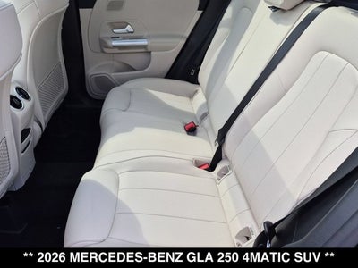 2026 Mercedes-Benz GLA GLA 250 4MATIC® SUV