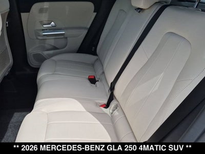 2026 Mercedes-Benz GLA 250 GLA 250 4MATIC® SUV