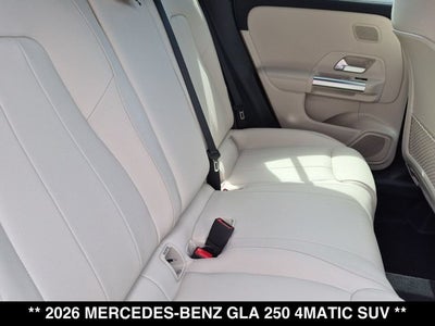 2026 Mercedes-Benz GLA 250 GLA 250 4MATIC® SUV