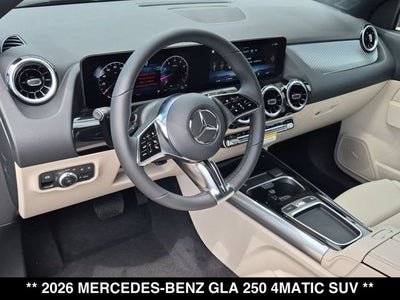 2026 Mercedes-Benz GLA 250 GLA 250 4MATIC® SUV