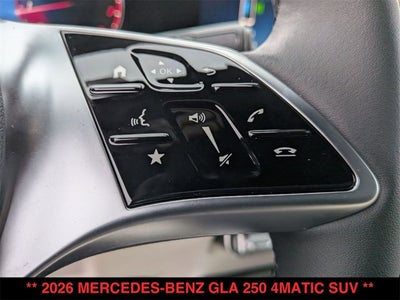 2026 Mercedes-Benz GLA GLA 250 4MATIC® SUV