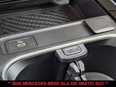 2026 Mercedes-Benz GLA GLA 250 4MATIC® SUV