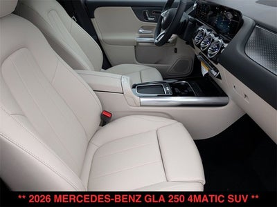 2026 Mercedes-Benz GLA GLA 250 4MATIC® SUV