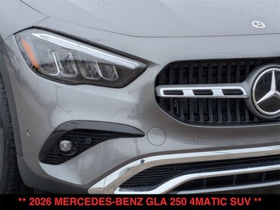 2026 Mercedes-Benz GLA GLA 250 4MATIC® SUV