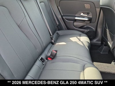 2026 Mercedes-Benz GLA 250 GLA 250 4MATIC® SUV