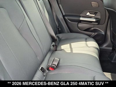 2026 Mercedes-Benz GLA GLA 250 4MATIC® SUV