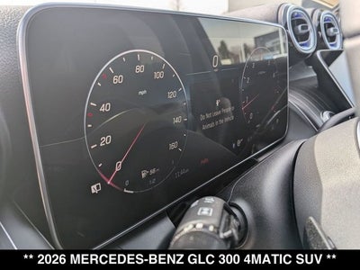 2026 Mercedes-Benz GLC 300 GLC 300 4MATIC® SUV