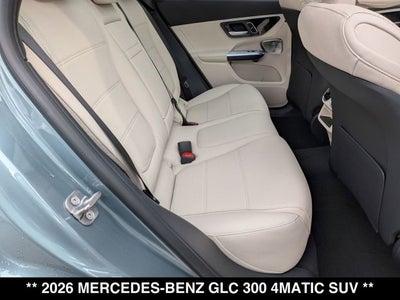 2026 Mercedes-Benz GLC 300 GLC 300 4MATIC® SUV