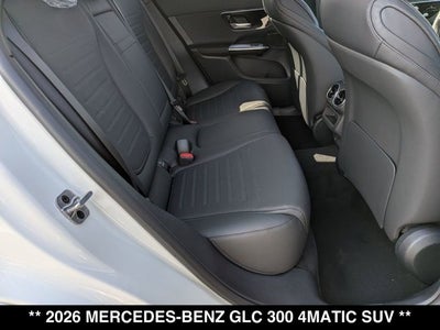2026 Mercedes-Benz GLC 300 GLC 300 4MATIC® SUV