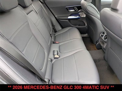 2026 Mercedes-Benz GLC GLC 300 4MATIC® SUV