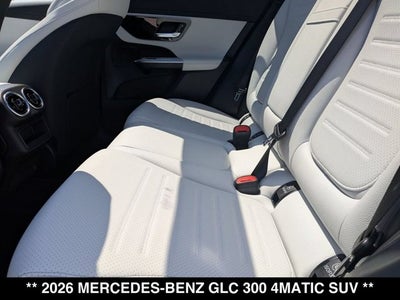 2026 Mercedes-Benz GLC 300 GLC 300 4MATIC® SUV